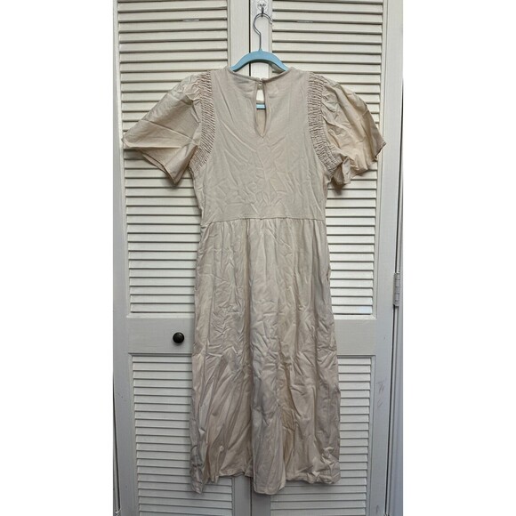 Who What Wear Dress Women Short Sleeve Pockets Birch Size XS - Picture 4 of 4